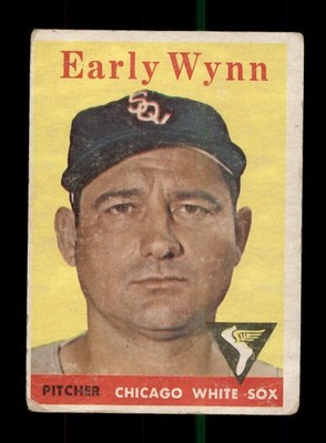 1958 TOPPS #100 EARLY WYNN CHICAGO WHITE SOX 