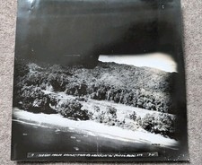 Foto Aérea RARA Grande Original Segunda Guerra Mundial Bombardeo Aeródromo Dagua PNG 1943 24x23cm #2