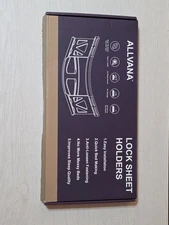 Allvana Lock Sheet Holders Easy to Install In 4 Simple Steps New Sealed Box NOS