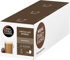 Dolce Gusto Cafe AU Lait Intenso Coffee Pods, 3 x 16 Pack | 48 CAPSULES