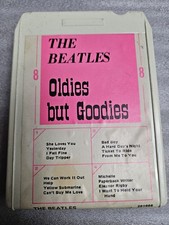 Vintage THE BEATLES "Oldies but Goodies" 8-Track Tape Cartridge, 1970s