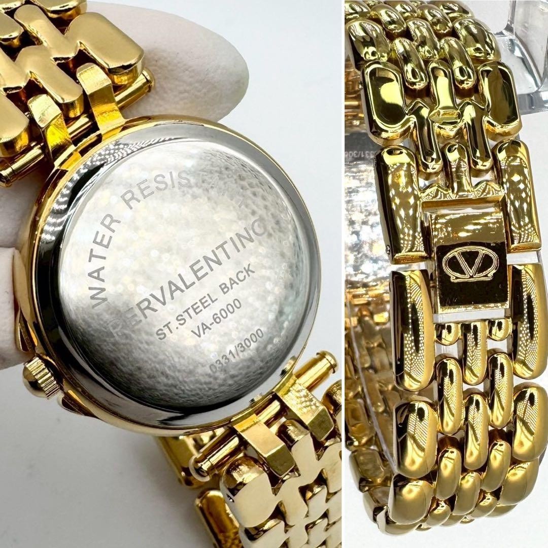 Valentino Women's Watch Natural Diamond 12P Diamond Black Dial Jewelry Used thumbnail 10