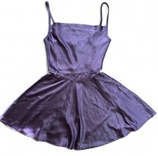 Women’s Forever 21 NWT Purple A-Line Sleeveless Mini Dress with Lace Detail S