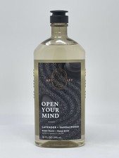 Bath  Body Works Lavender Sandalwood Body Wash  Foam Bath 10 oz Open Your Mind