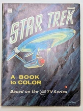 1967 Star Trek Coloring Book Saalfield 9570