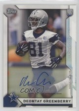 2015 Topps Take it to the House Auto Deontay Greenberry #49 Auto z5i