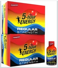 5-hour ENERGY Shot, Regular Strength Pomegranate, 1.93 Ounce, 24 Count