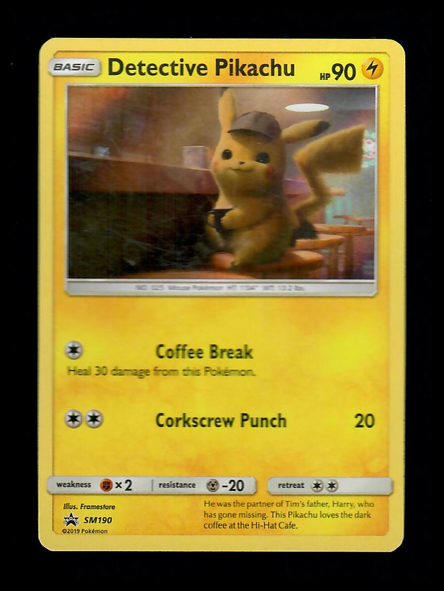 Detective Pikachu - SM Promos - LP or Better - Promo, Holo
