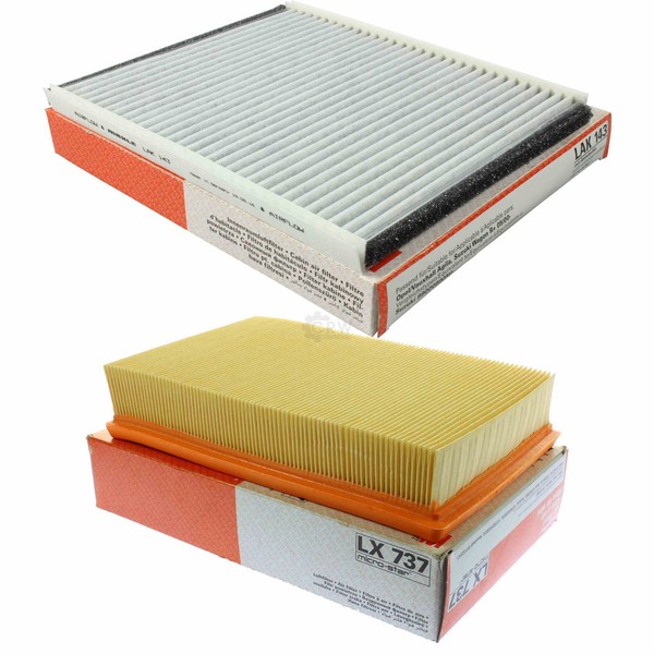 Mahle / Knecht Set Filterpaket Innenraumfilter LAK 143 Luftfilter LX 737-image