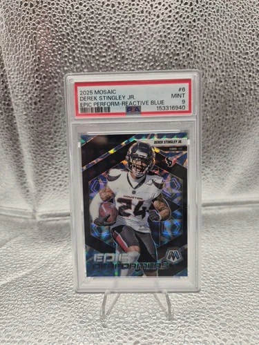 2025 Mosaic Derek Stingley Jr. Mosaic Reactive Blue (Raw)