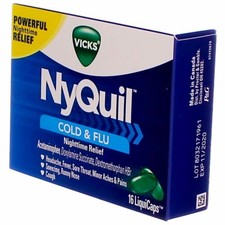 Vicks NyQuil Severe Cold, Flu, & Congestion Medicine,32 Liquicaps 2 each