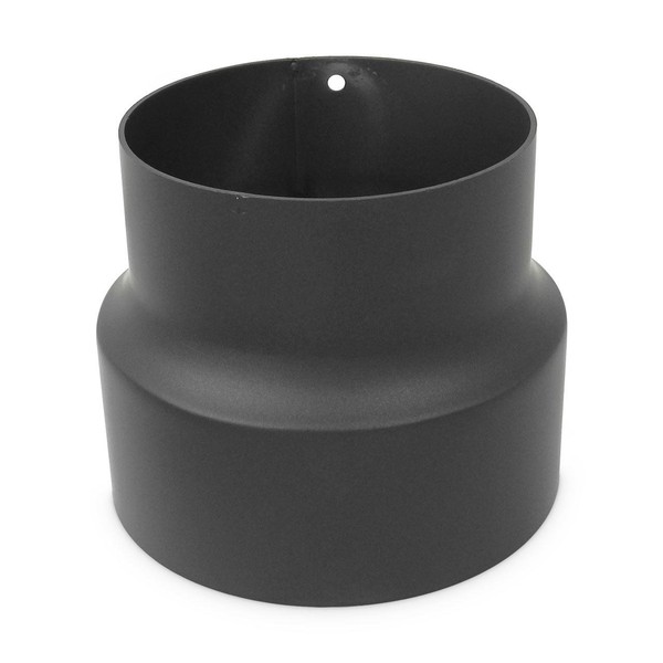 Ofenrohr Erweiterung 130 - 150 Mm Gussgrau Rohr Rauchrohr Kaminrohr-image