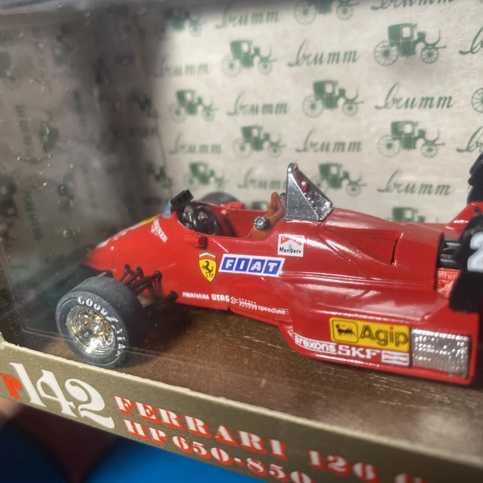 New Alboreto 1:43 Brumm 1984 Ferrari 126 C4 - Image 2 of 4