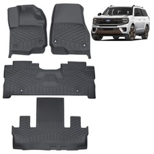 For 2025 Ford Expedition 7 Seats Floor Mats All Weather Liners Oem Quality Tpe