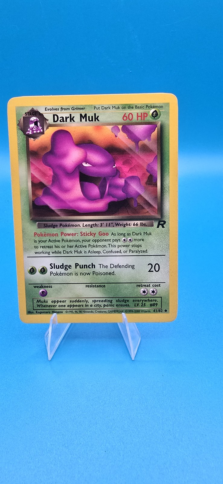 Pokemon Dark Muk 41/82 Common (LP) Sku2