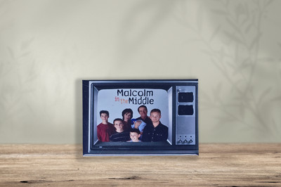Malcolm in the middle Retro TV Magnet Kühlschrankmagnet