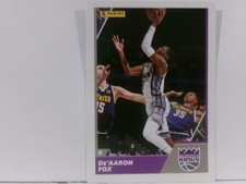 2021-22 Panini NBA Sticker & Card Collection BASE Card #37 DeAARON FOX