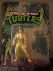 NIB VTG 1988 April O’Neil TMNT Orange Blue Stripe Figure