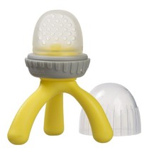b.box Silicone Fresh Food Feeder. Ages 4 Months , Tripod Design Lemon Sherbet