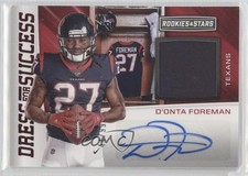 2017 Panini Rookies & Stars Dress For Success 44/99 D'Onta Foreman Auto 0pm