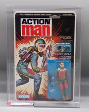 RARE Vintage 1983 AFA 75 Toltoys GI JOE Flash SEALED figure AUSTRALIA toy MOC