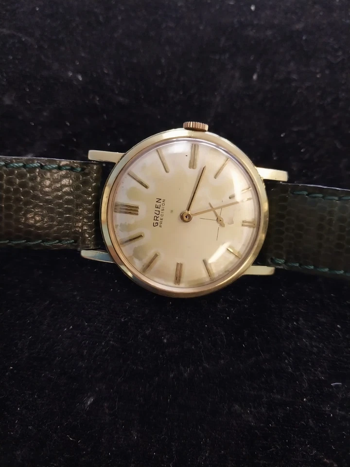 Vintage GRUEN men's manual wind watch 510 James Bond 17Jewels swiss 1960s - Image 3 of 4