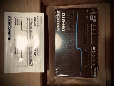 AudioControl DM-810 DSP Matrix Processor 8-Input 10-Output 30-Band EQ AccuBass