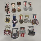 Lot 14 Vintage German IVV Volkswanderung Hiking MedalBadges 1970s Wanderfreunde — photo 1