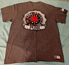 WWE CM Punk Authentic Wear XL Shirt In Punk W...