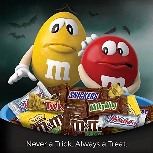 Halloween MARTE Variedad Pack Divertido Tamaño Caramelo Chocolate a Granel (2 Libras) Foto 3 de 4