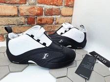 Reebok Answer IV 4 STEP OVER 2012 SZ 14 New IVERSON SIXERS Black White 1st Retro