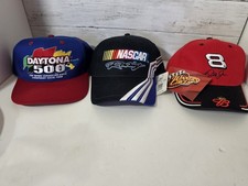 Vintage Nascar Hat Lot Budweiser Dale Earnhardt Daytona 500