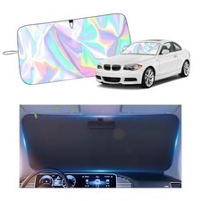 57.09  31.5" Windshield Sun Shade Foldable,Upgraded 210T 57.09 31.5 inch