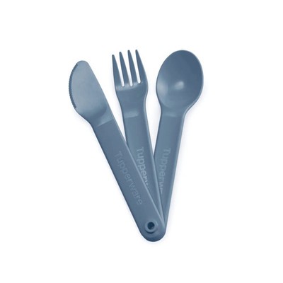 TUPPERWARE C236 Besteck-Set Messer Gabel LöffelPicknick Besteck to go unterwegs 