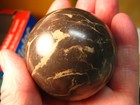 .65lb 2.3inch CAMOUFLAGE JASPER SPHERE TAN DARK BROWN/BLACK MADAGASCAR #290 — photo 7