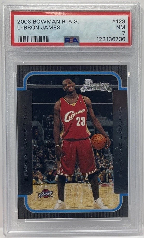 Bowman LeBron James Basketball Rookie Sports Trading Cards