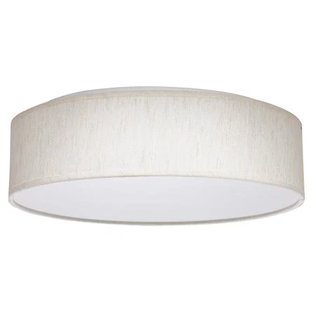 NUVO 62/998 15-Inch CCT Selectable Fabric Drum LED Decor Flsh Mnt Fixture, - Picture 1 of 7