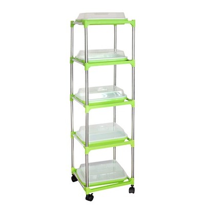 5-Layer Seed Starter Kit - Soil-Free Sprouter Trays for Microgreens & Seedlings