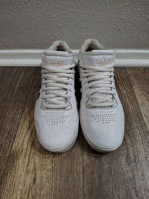 Adidas Tyshawn White W Green Mid Top Mens 9.5