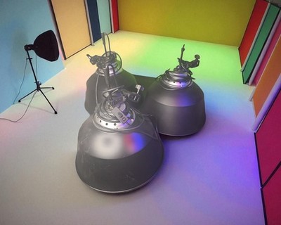 Smith-Victor Smith-Victor FL3 Light 3 Ceramic Socket and 3 Fluorescent L-Amp