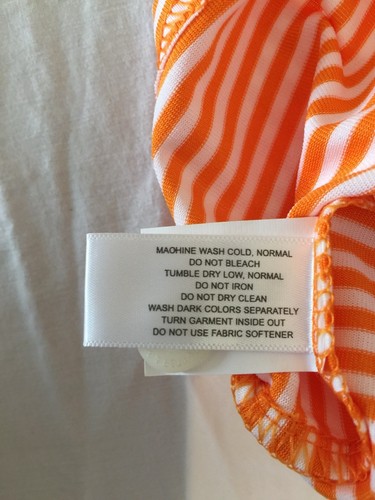 NWT Men Shirt Short Sleeve S/S Orange White Cutter & Buck CB DryTec XL Polo - Picture 14 of 15