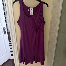 Adidas Adilibria Ana Ivanovic Sukienka tenisowa Purpurowa/Fioletowa Clima365 Duża