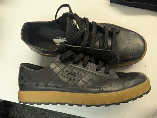 Oakley schwarze Herren-Ledersneaker in UK-Größe 10 super Gesamtzustand & sauber - Bild 4 von 10