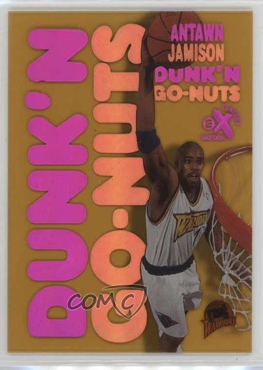 1998-99 Skybox E-X Century Dunk'N Go-Nuts Antawn Jamison #11DG Rookie RC