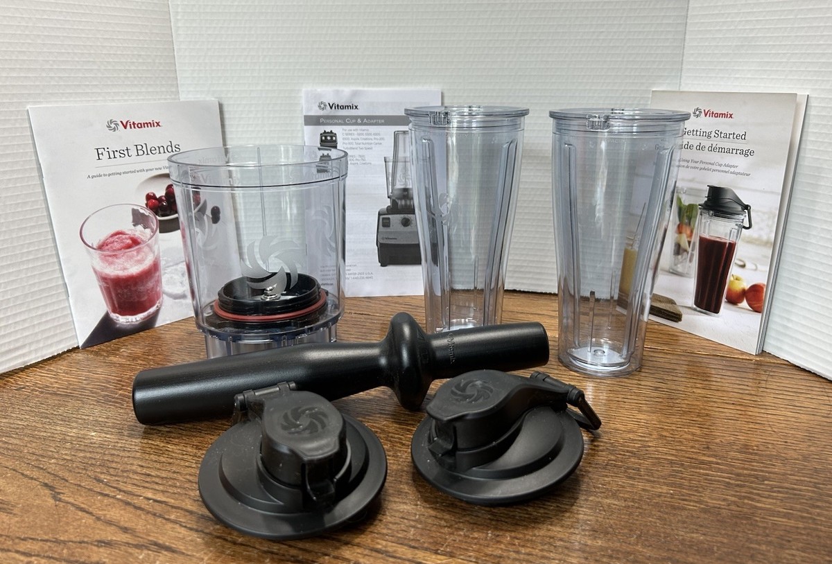 キッチン家電 Vitamix Personal Cup Adapter Vitamix Personal Cup Adapter Blender Accessory + Reviews | Crate