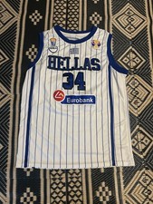 Giannis Antetokounpo Greece National Team Rare Stitched Jersey (Men’s XL)