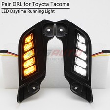 For Toyota Tacoma 2012-2015 LED Driving Headlight DRL Daylight With Turn Signal