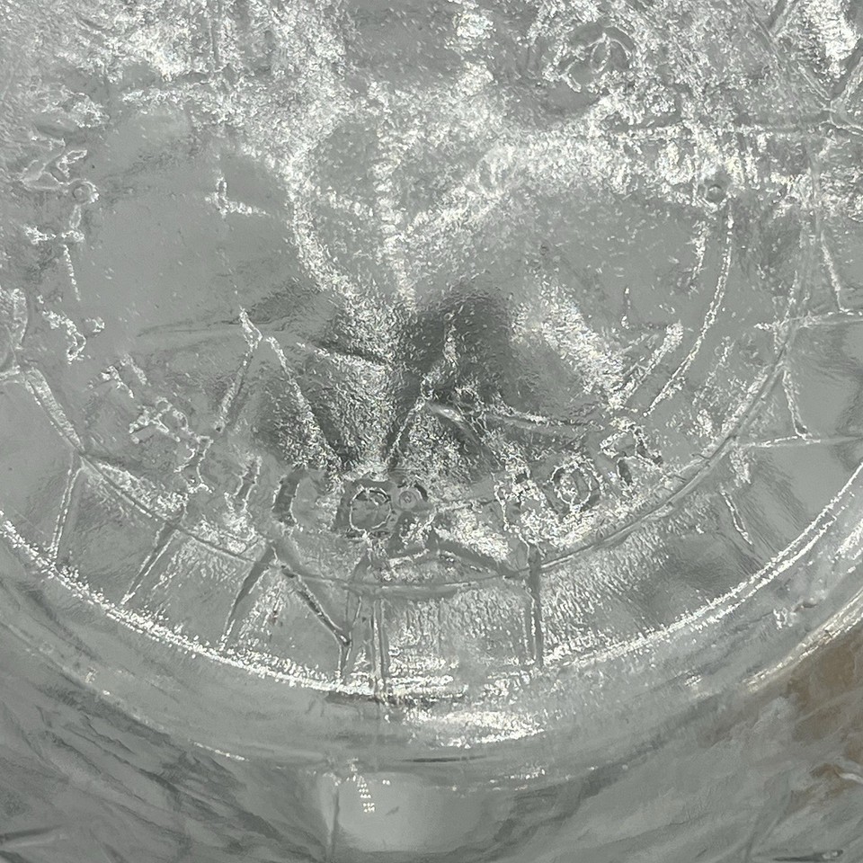 Vintage Crackle Glass Pitcher Spider Web Pattern Patent Applied For ...