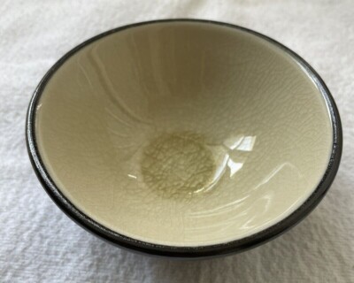 JCPenney Asian Influence 5  Rice Bowl   Cream/Neutral Crackle  