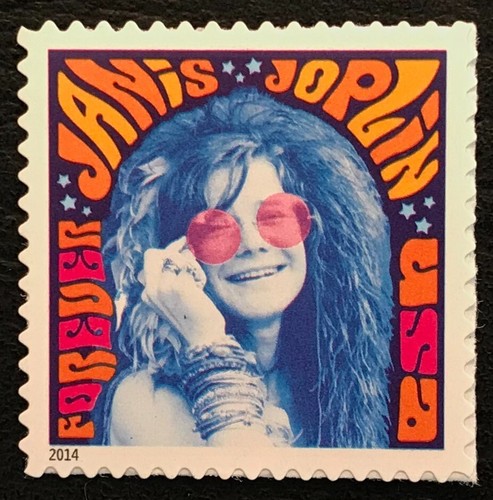 2014 Scott #4916 - Forever - JANIS JOPLIN - MUSIC ROCK ICON - Single Mint NH - 第 1/1 張圖片